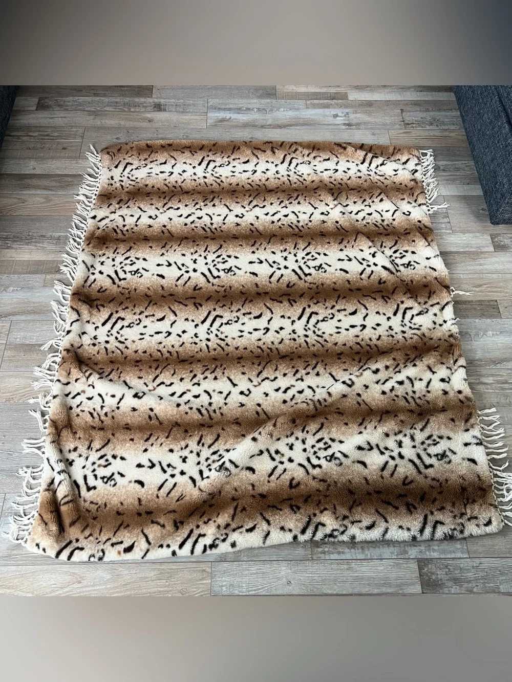 Jac + Jae Designs Animal Print Heirloom Blanket